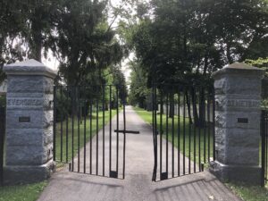 Evergreen Cemetery Gates-1